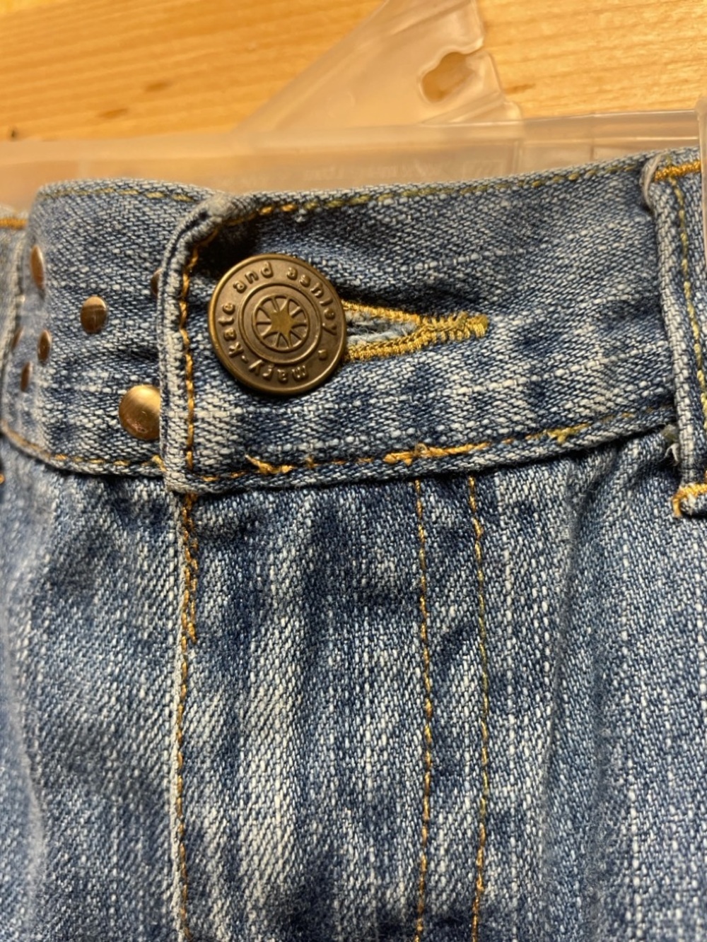 VINTAGE y2k MARY KATE AND ASHLEY jeans with Studded & Trim Accents - Picture 4 of 6